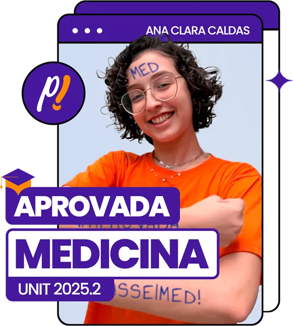 Cartão de aprovação: Ana Clara Caldas, Medicina, UNIT 2025.2