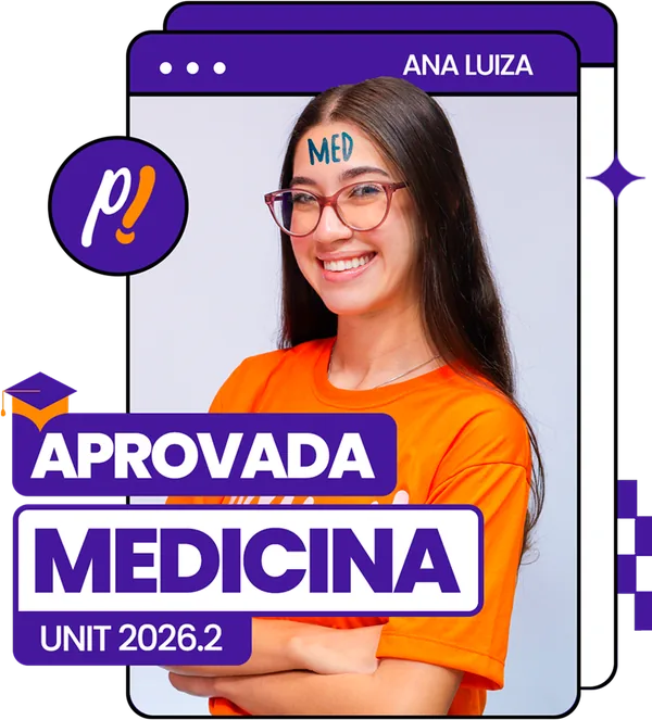 Cartão de aprovação: Ana Luiza, Medicina, UNIT 2026.2