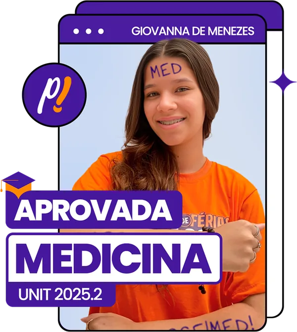 Cartão de aprovação: Giovanna de Menezes, Medicina, UNIT 2025.2