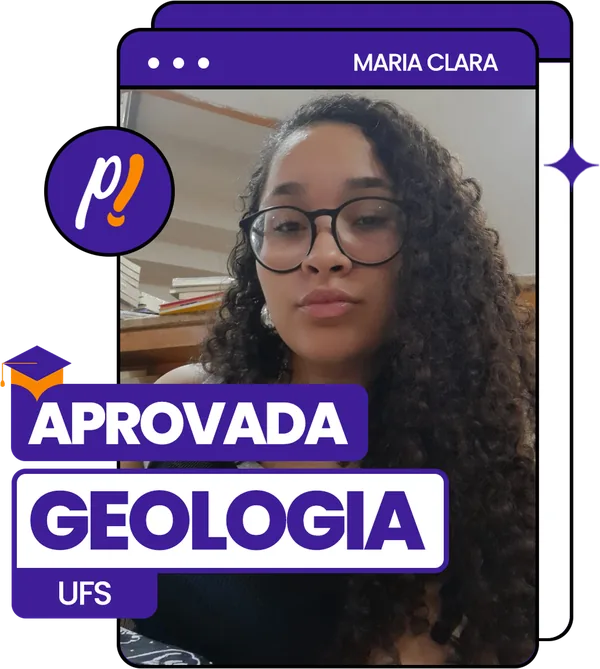 Cartão de aprovação: Maria Clara, Geologia, UFS