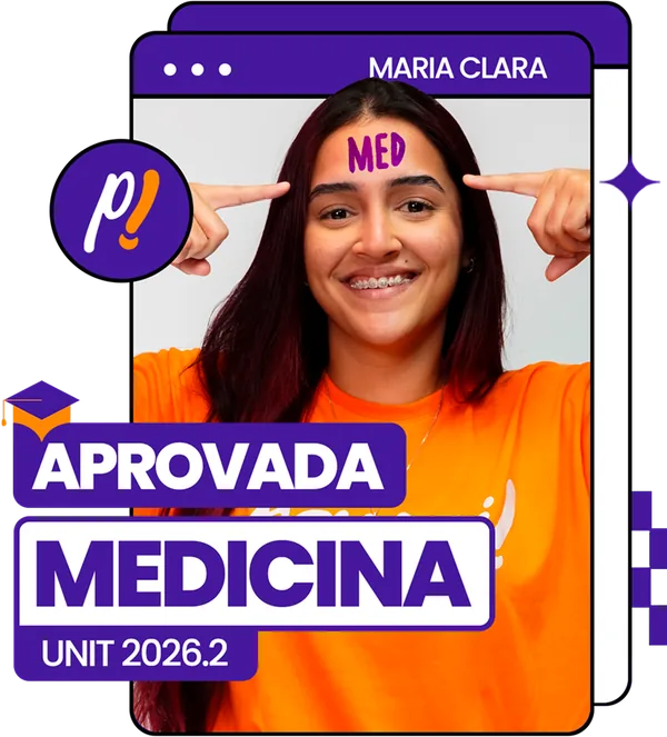 Cartão de aprovação: Maria Clara, Medicina, UNIT 2026.2