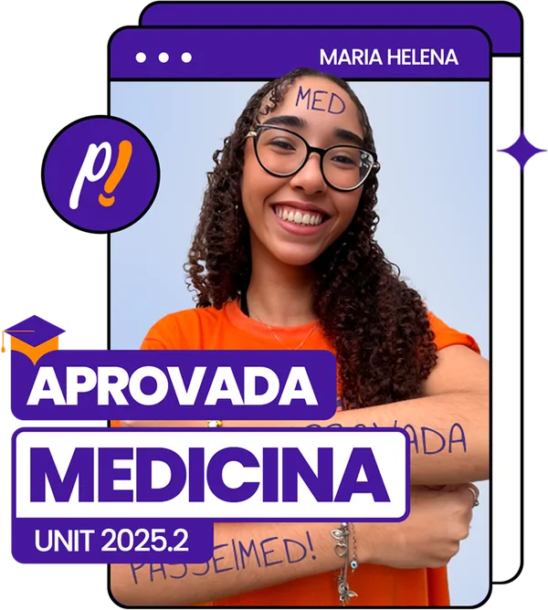 Cartão de aprovação: Maria Helena, Medicina, UNIT 2025.2