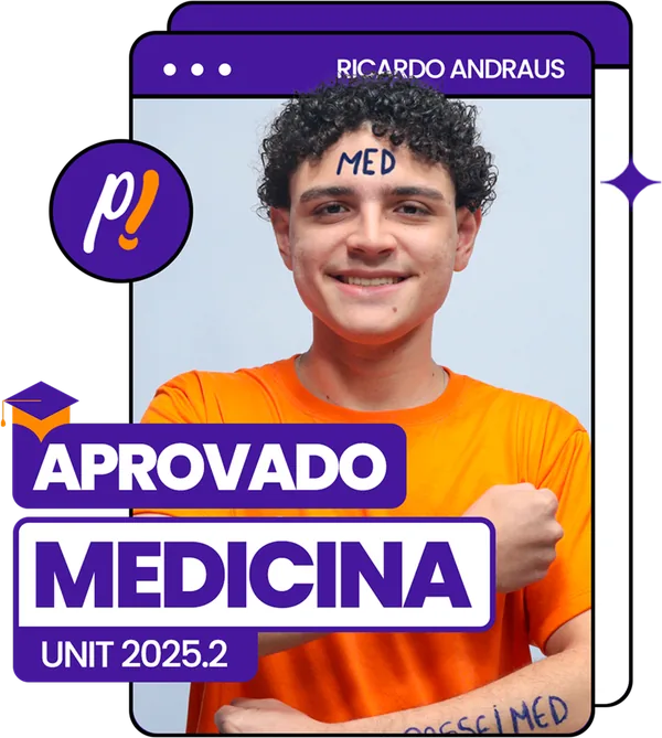 Cartão de aprovação: Ricardo Andraus, Medicina, UNIT 2025.2