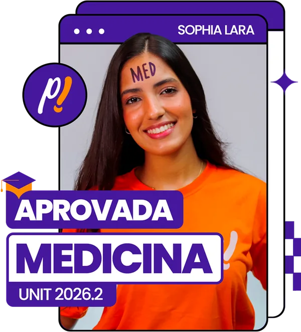 Cartão de aprovação: Sophia Lara, Medicina, UNIT 2026.2