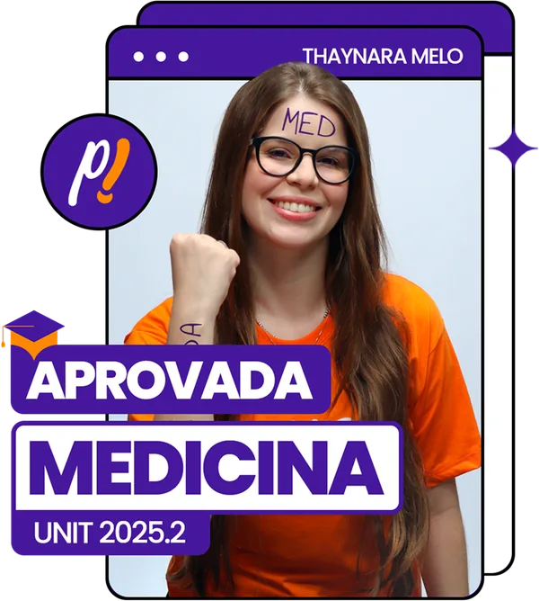 Cartão de aprovação: Thaynara Melo, Medicina, UNIT 2025.2